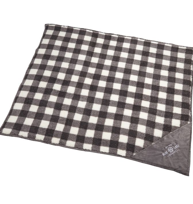 Field & Co.® Double Sided Plaid Sherpa Blanket